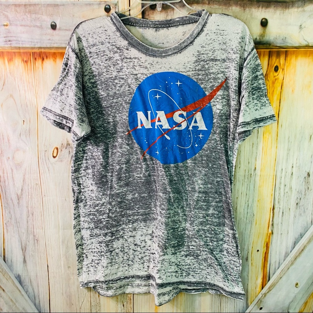 VGUC Fifth Sun NASA Tissue T-Shirt Short Sleeve Large Gray